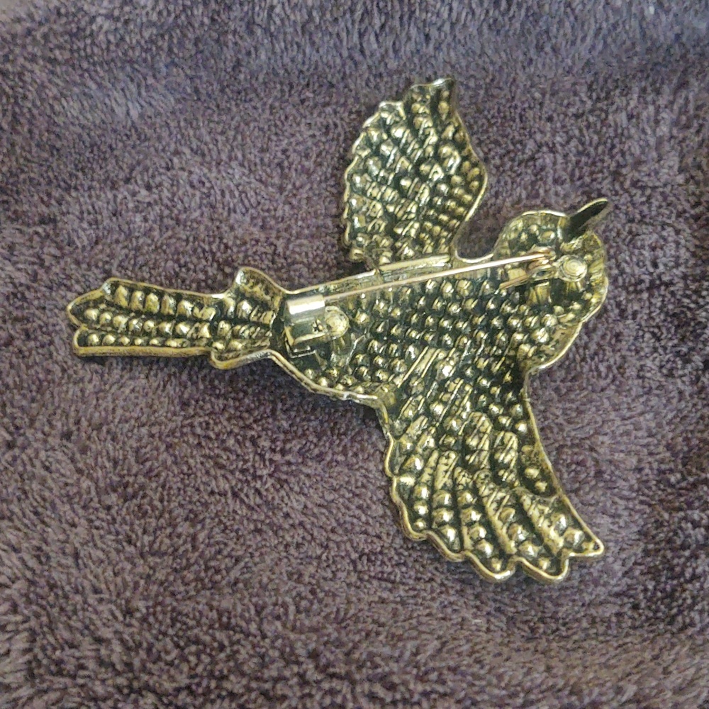 Bird In Flight Brooch - Picture 3 of 3